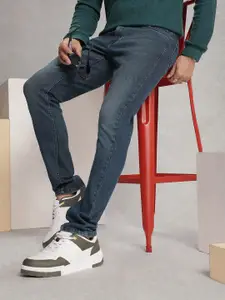 WROGN Men Slim Fit Heavy Fade Stretchable Jeans