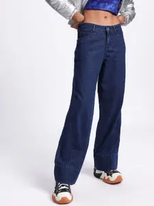DressBerry Women Panelled Straight Fit Jeans