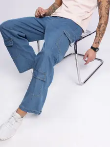 Kook N Keech Men Straight Fit Cargo Jeans