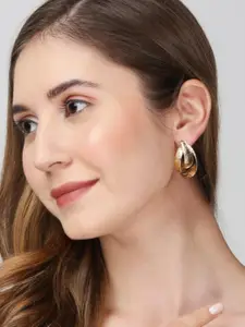 OOMPH Teardrop Shaped Drop  Earrings