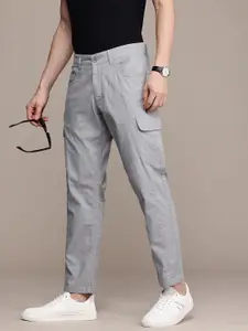 French Connection Men Regular Fit Smart Cargos