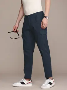French Connection Men Regular Fit Smart Cargos