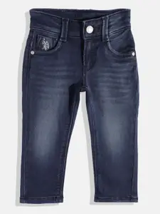 U.S. Polo Assn. Kids Boys Slim Fit Light Fade Stretchable Jeans