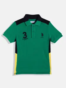 U.S. Polo Assn. Kids Boys Polo Collar Pure Cotton T-shirt