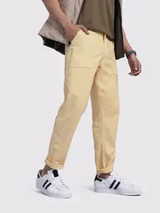 The Roadster Life Co. Men Relaxed Fit Pure Cotton Chinos