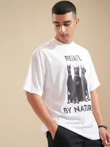 HIGHLANDER Men Drop Shoulder Oversized Tshirt