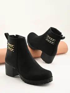 The Roadster Lifestyle Co Women Block Heeled Regular Boots