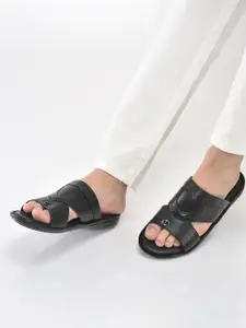 FAUSTO Men PU Comfort Slip-On Sandals