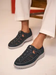 FAUSTO Men PU Shoe-Style Sandals