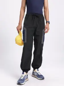 Kook N Keech Men Regular Fit Staple Contrast Pocket Cargo Baggy Joggers