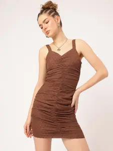 DressBerry Fusion Flair Ruched Mini Dress