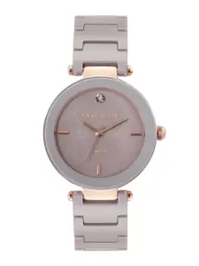 ANNE KLEIN Women Bracelet Style Straps Analogue Watch NEAK1018TPRG-Grey