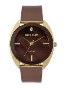 ANNE KLEIN Women Enamelled Bracelet Style Straps Analogue Watch NEAK4040GPBN