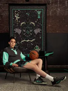 Puma Women Harry Potter Oversized Colourblocked Sweatshirt