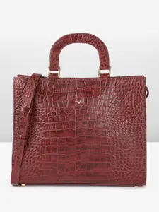 Hidesign Edith Animal Printed Textured Satchel