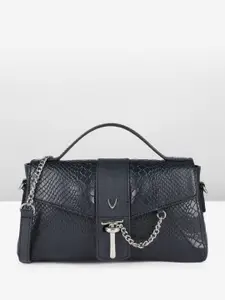 Hidesign Animal Textured Leather Structured Satchel