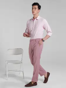 encore by INVICTUS Opaque Micro Ditsy Printed Casual Shirt