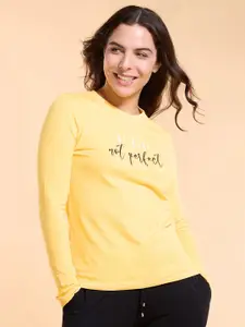 Enamor E157 Graphic Printed Basic Stretchable Cotton T-shirt