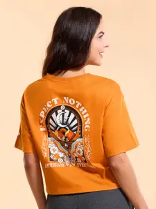 Enamor Graphic Design Cotton S/JSY T-Shirt-E3G5