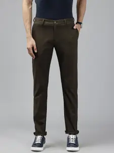 Blackberrys Men Checked Slim Fit Chinos