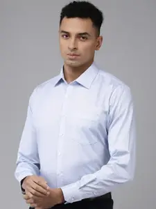 Van Heusen Pure Cotton Slim Fit Opaque Floral Printed Formal Shirt