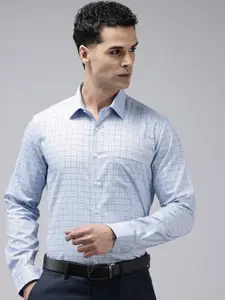 Van Heusen Slim Fit Checked Pure Cotton Formal Shirt