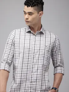 Van Heusen Sport Pure Cotton Slim Fit Checked Casual Shirt