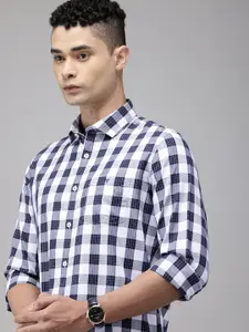 Van Heusen Sport Pure Cotton Slim Fit Checked Casual Shirt