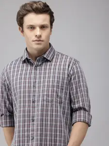 Van Heusen Sport Pure Cotton Slim Fit Checked Casual Shirt