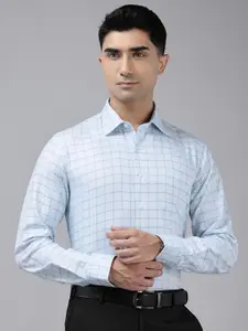 Van Heusen Slim Fit Checked Pure Cotton Formal Shirt