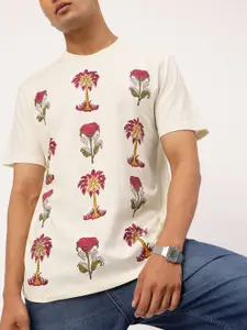 Kook N Keech Tropical Blooms Printed T-shirt