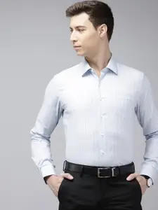 Van Heusen Slim Fit Opaque Striped Pure Cotton Formal Shirt