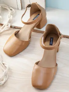 Nautica Square-Toe Mid-Top Block Heel Mules