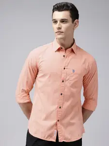 U.S. Polo Assn. Tailored Fit Pure Cotton Casual Shirt