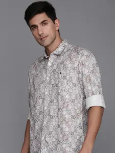 Louis Philippe Jeans Slim Fit Ethnic Printed Casual Shirt