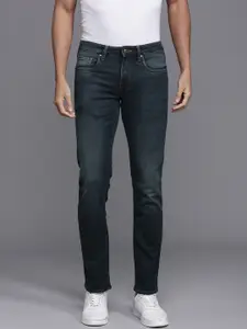 Louis Philippe Jeans Men Slim Fit Low-Rise Light Fade Stretchable Jeans