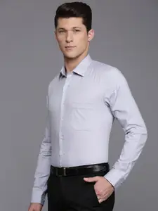 Louis Philippe Slim Fit Opaque Pure Cotton Formal Shirt