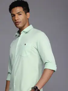 Louis Philippe Sport Pure Cotton Smart Fit Opaque Casual Shirt