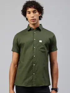 Majestic Man Men Classic Slim Fit Pure Cotton Casual Shirt