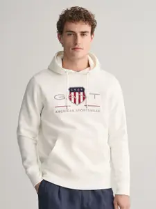 GANT Men Printed Hooded Sweatshirt