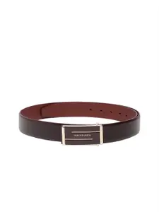Van Heusen Men Textured Leather Formal Belt