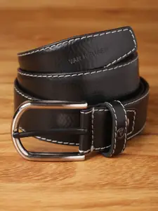 Van Heusen Men Textured Leather Formal Belt