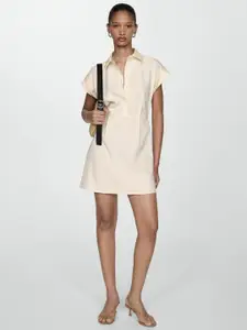 MANGO Extended Sleeves Shirt-Style Dress