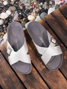 BRISKERS Women Open Toe Flats