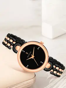 Imperious- The Royal Way Women Embellished Dial & Steel Bracelet Style Straps Analogue