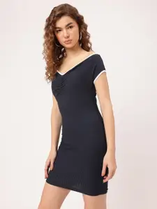 DressBerry Ruched Bodycon Mini Dress