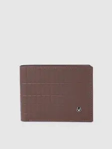 Allen Solly Men Textured Leather Two Fold Wallet