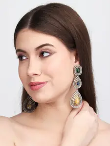 Anvik Silver Plated Contemporary Drop Earrings