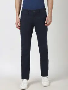 Peter England Men Slim Fit Trousers
