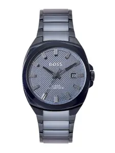 BOSS Men Walker Patterned Dial Analogue Watch 1514138